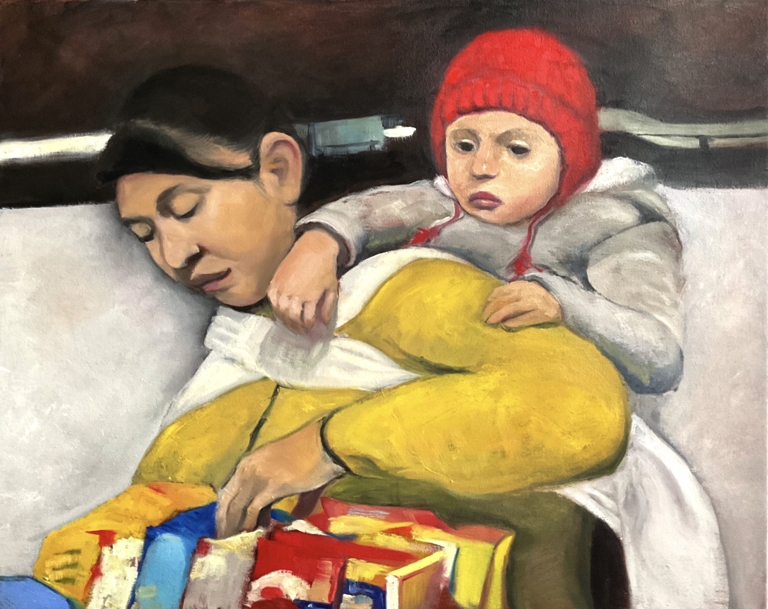 Candy Seller and Her Daughter